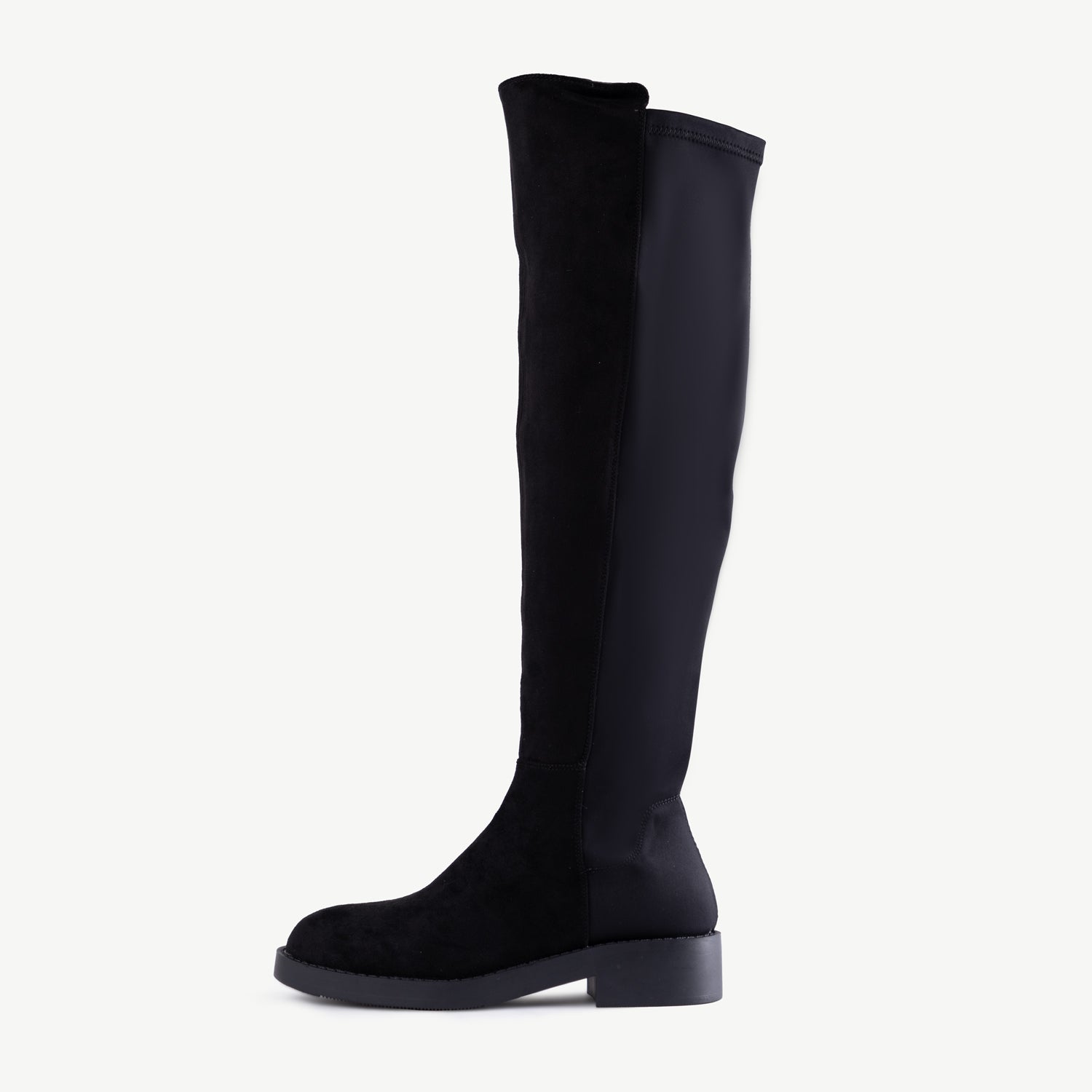 RAID Fiorella Knee High Boot in Black Suede