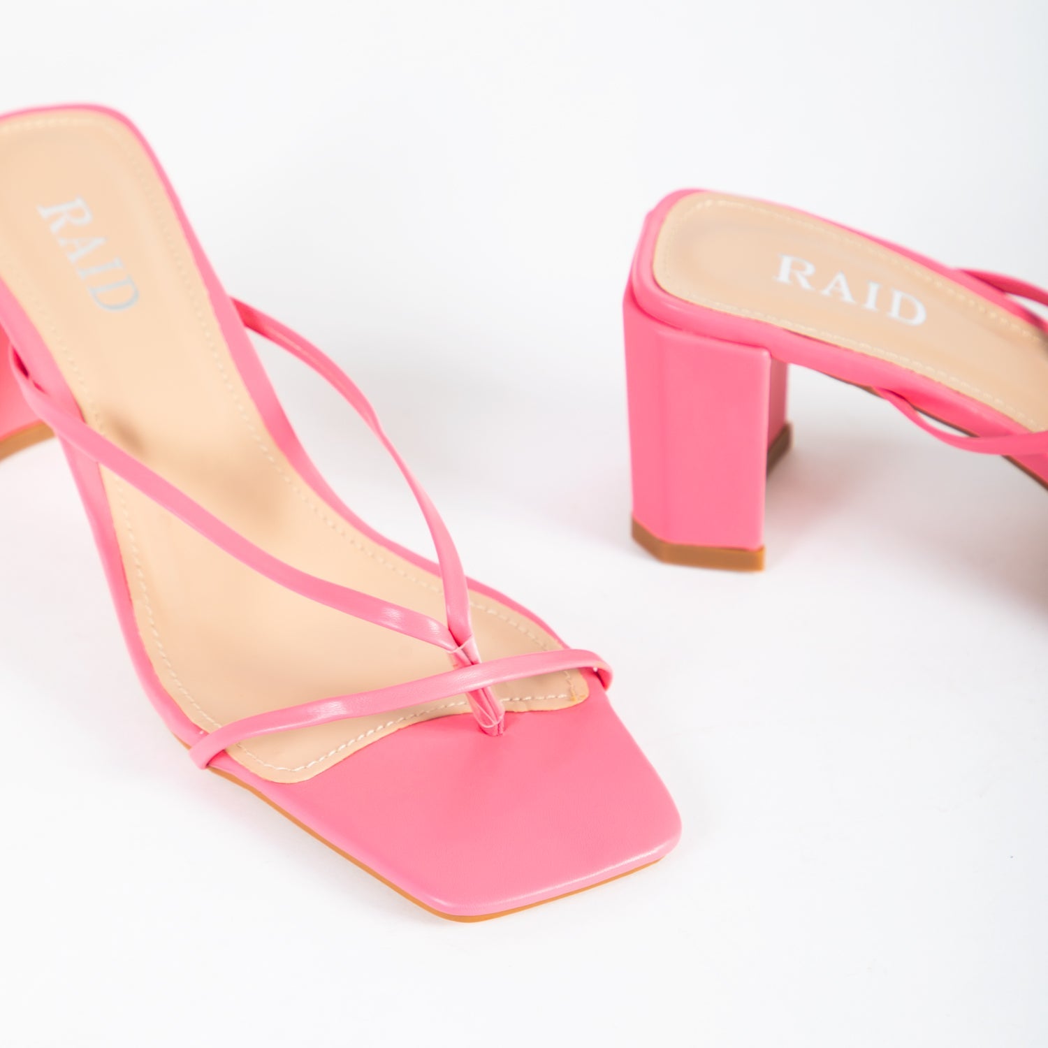 RAID Freddy Heeled Mule in Fuchsia