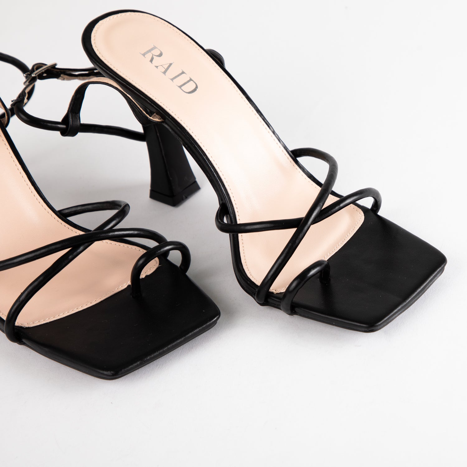 RAID Jennie Strappy Heel in Black