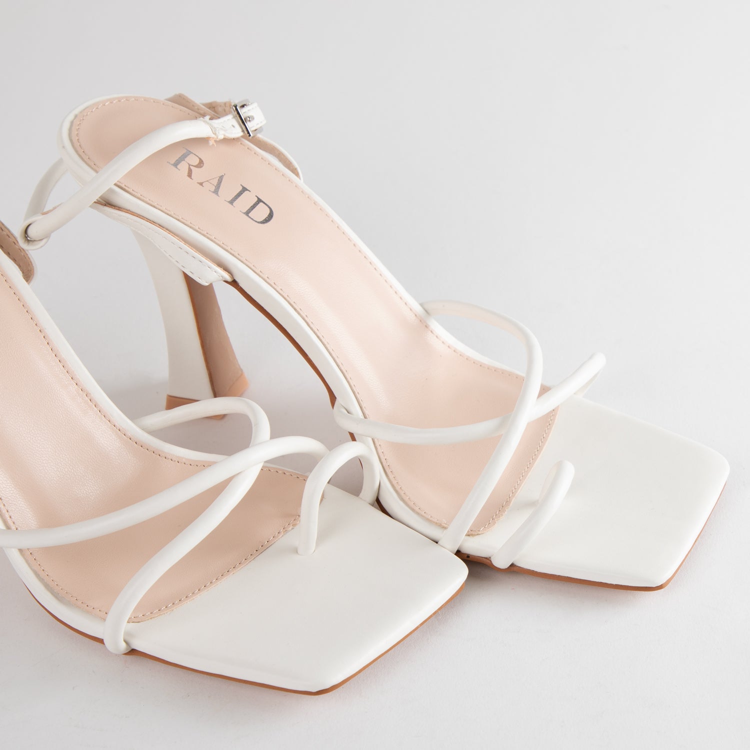 RAID Jennie Strappy Heel in White