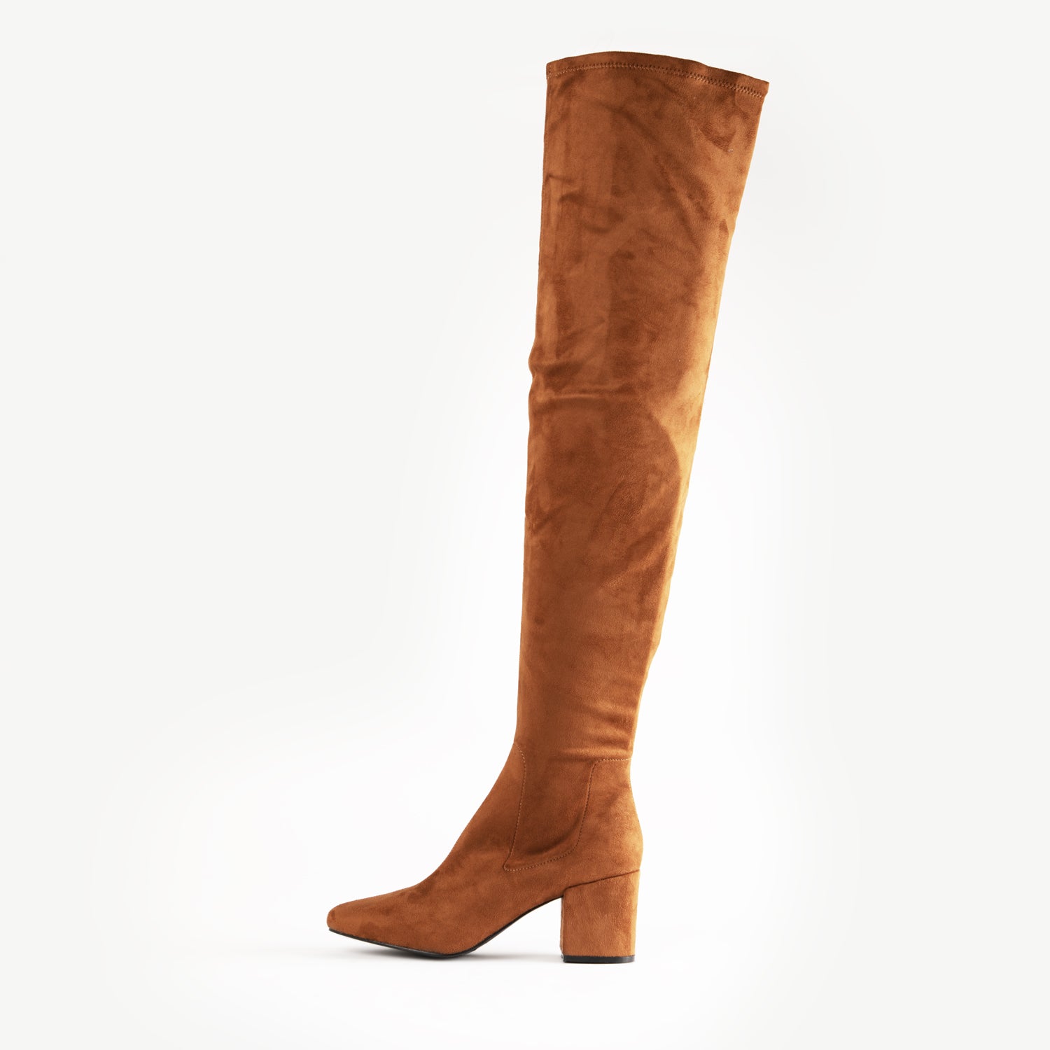 RAID Kola Over The Knee Boot in Cognac