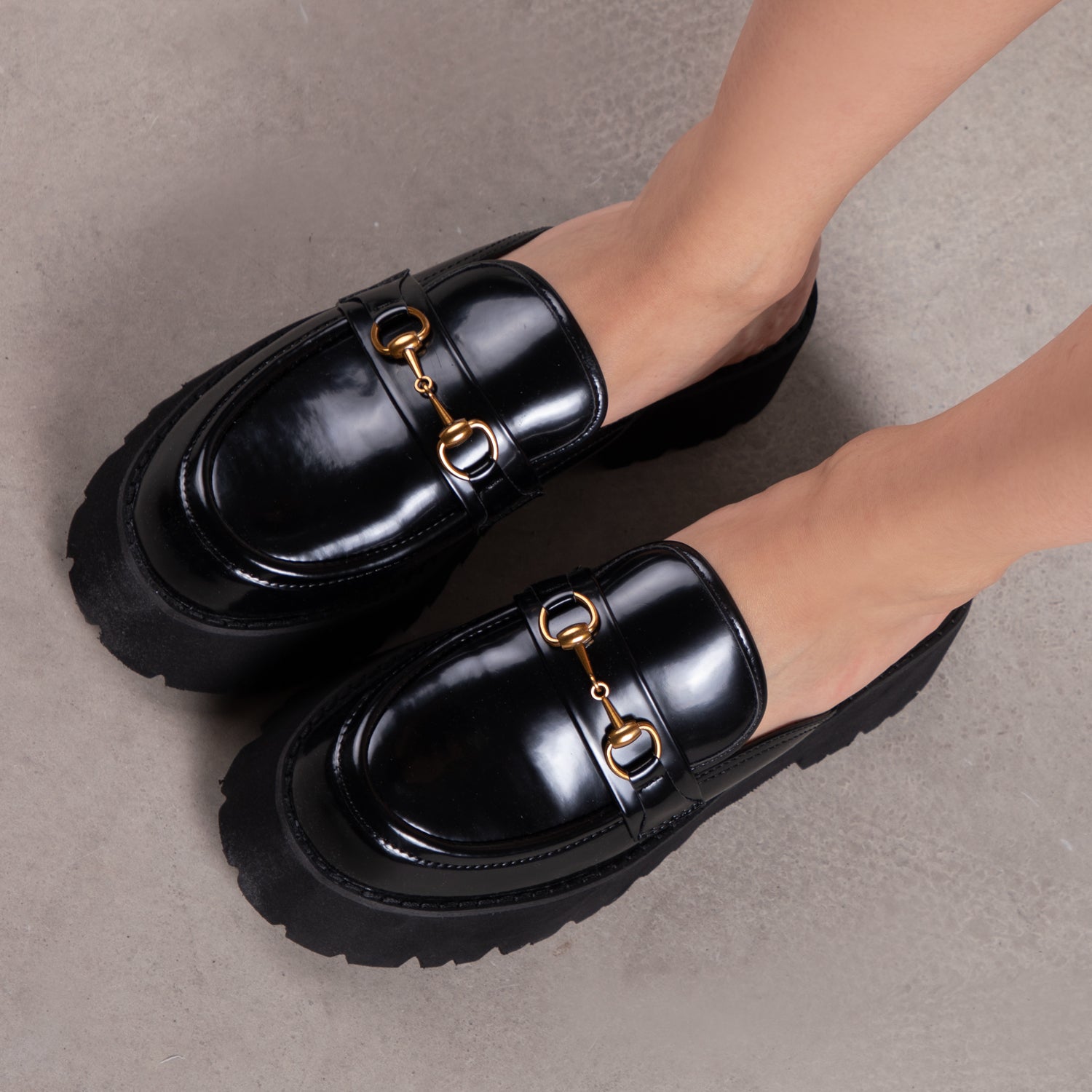 RAID Lidia Loafer Mule in Black