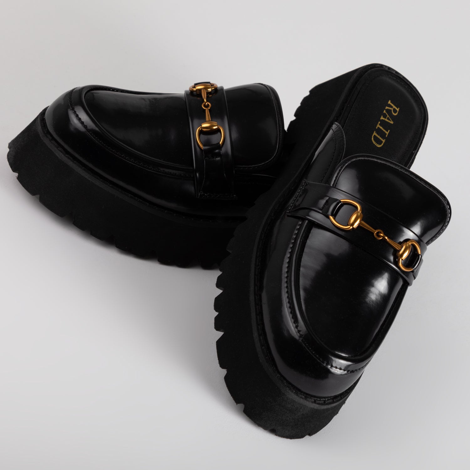 RAID Lidia Loafer Mule in Black