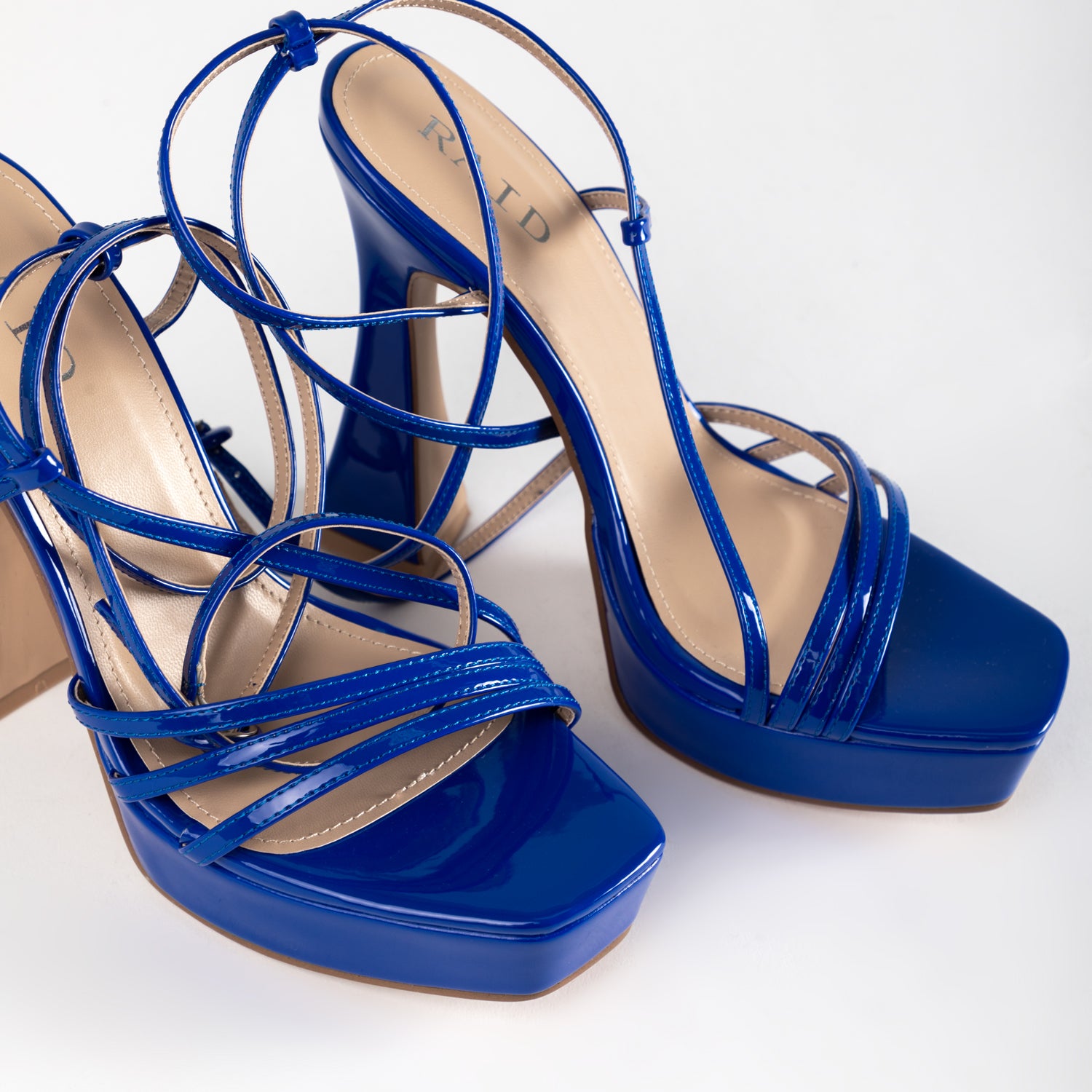 RAID Maddelina Strappy Platform in Blue