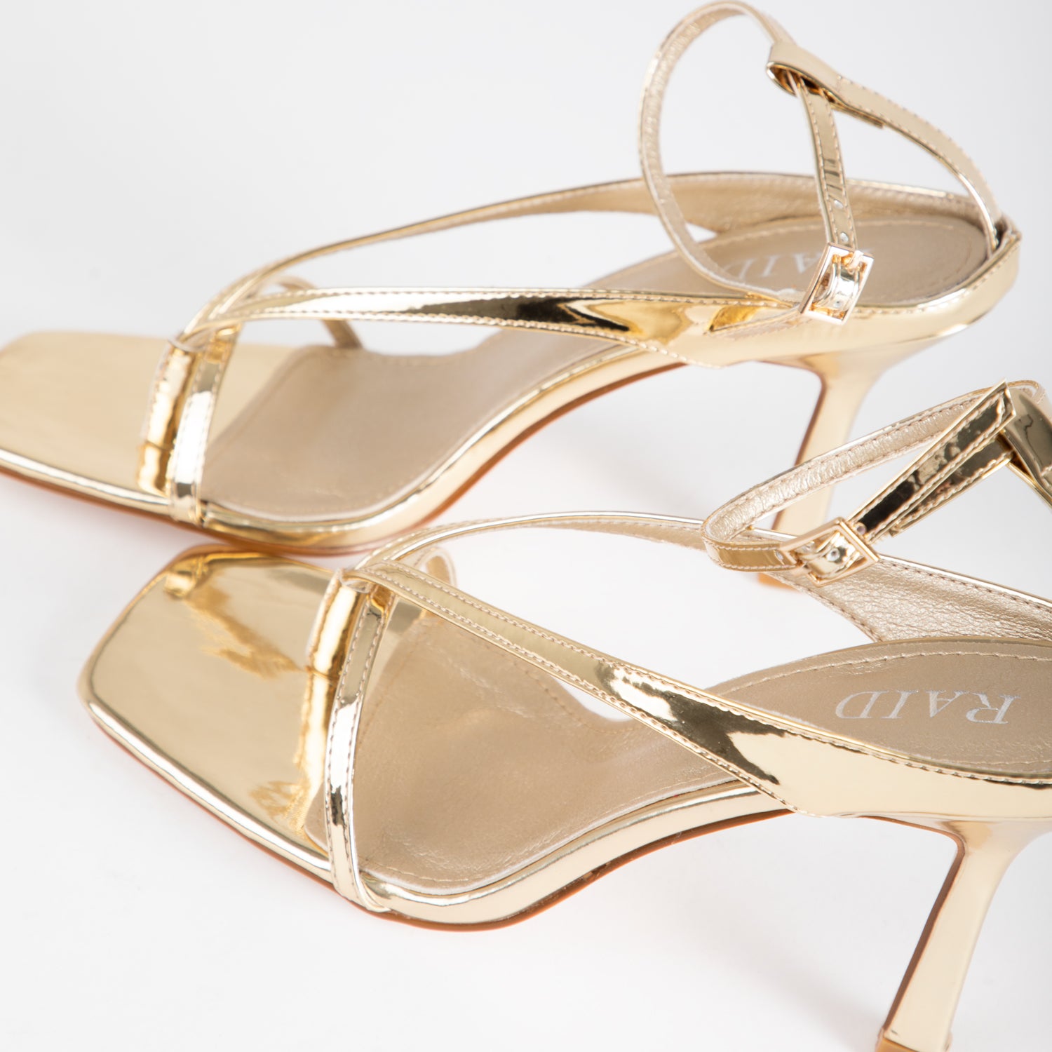 RAID Meeka Heeled Sandal In Gold