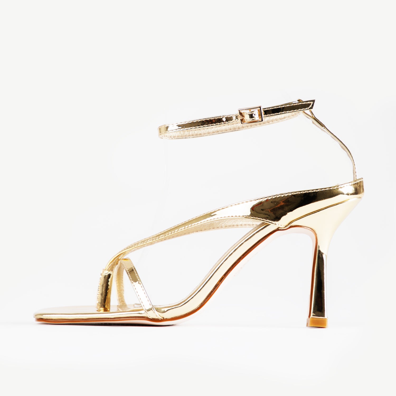 RAID Meeka Heeled Sandal In Gold