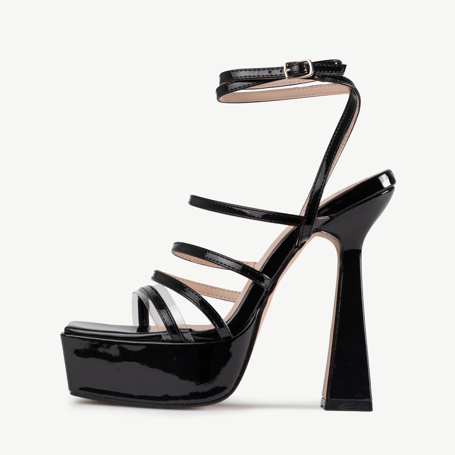 RAID Mishka Platform Heel in Black