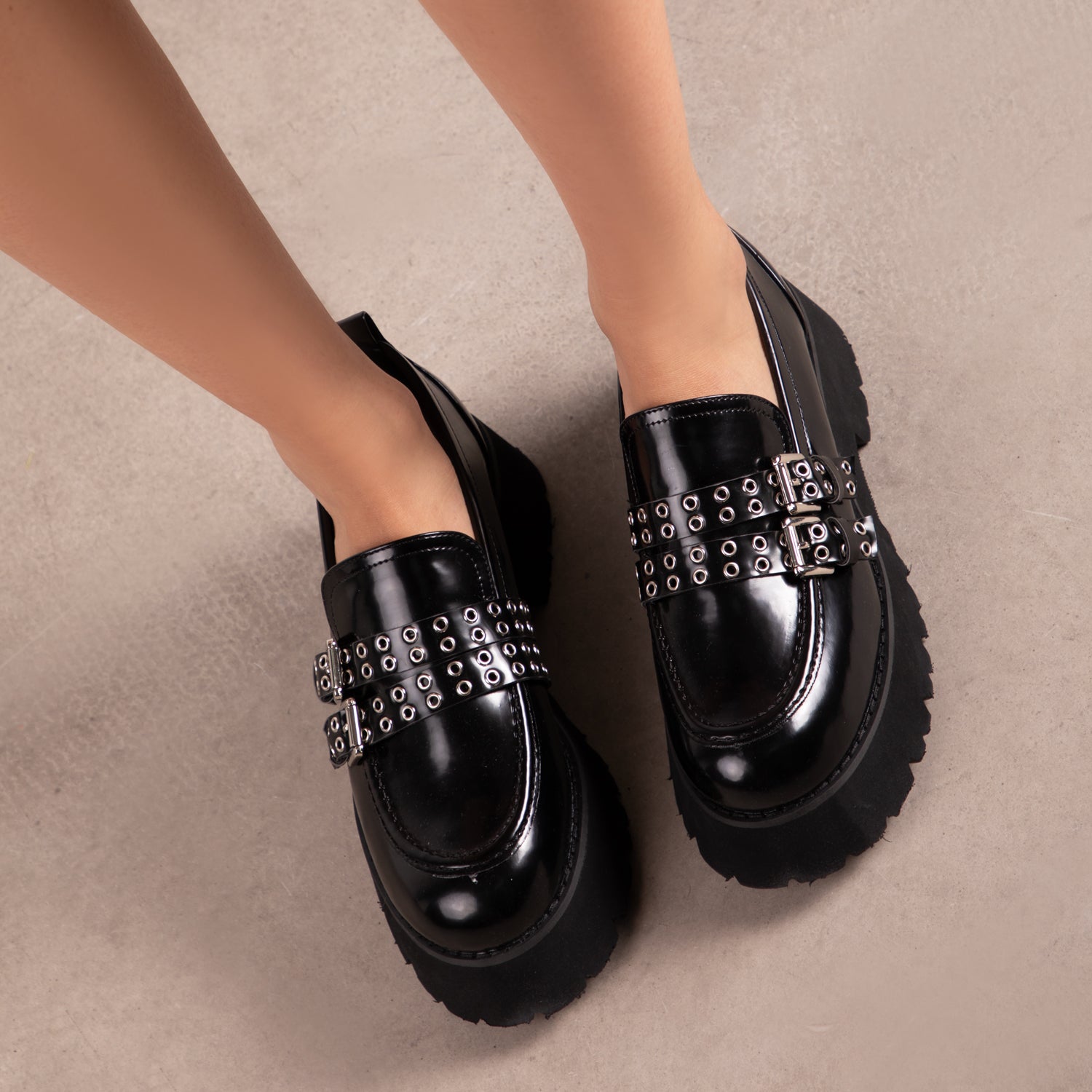 RAID Mitali Loafers In Black