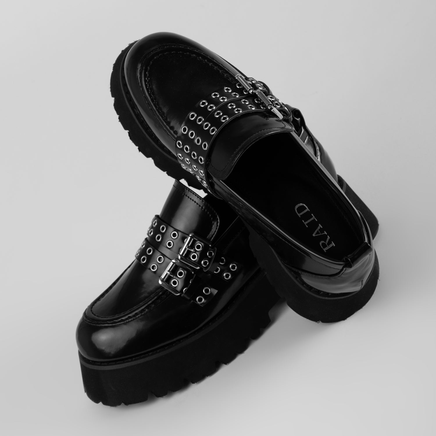 RAID Mitali Loafers In Black