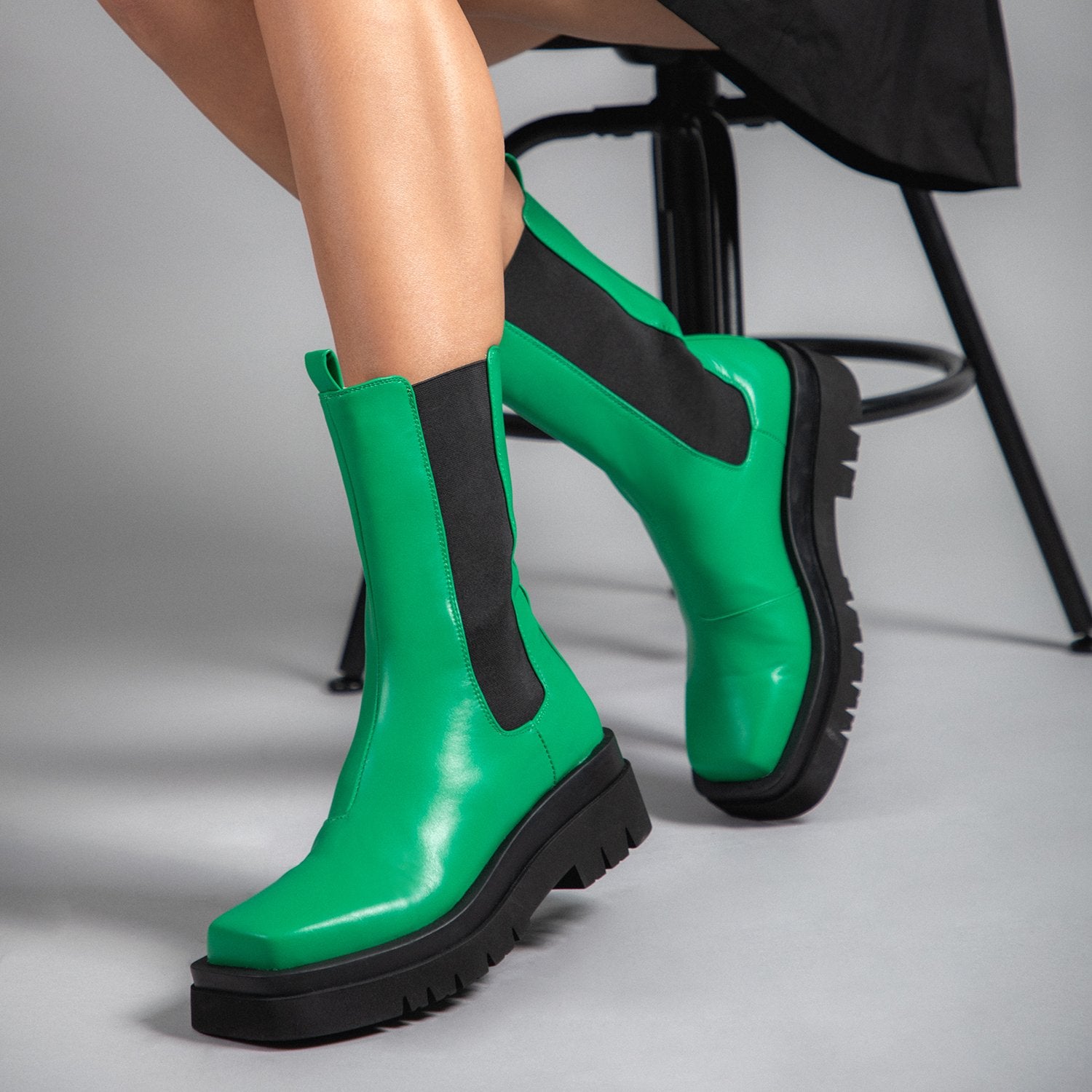 RAID Newport Ankle Boot in Green