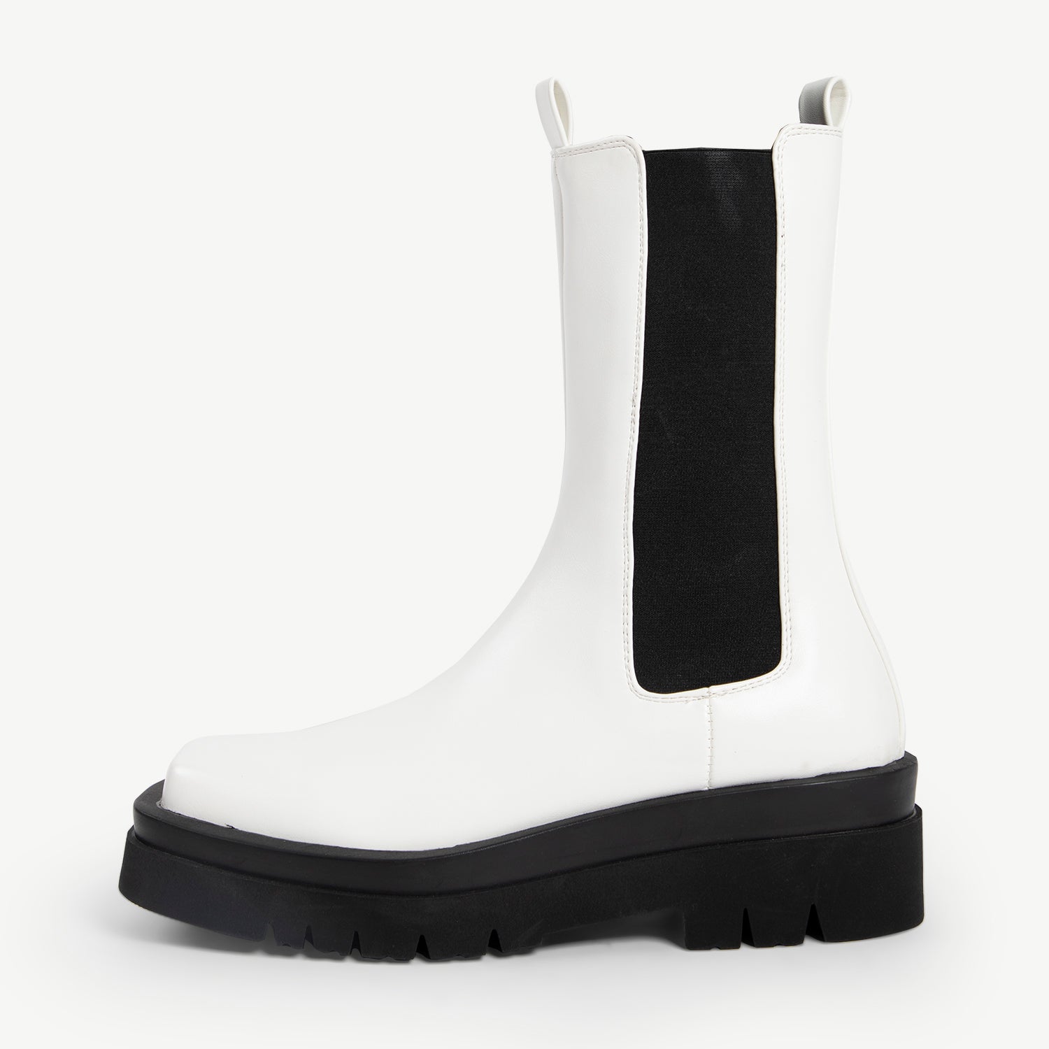 RAID Newport Ankle Boot in White Croc