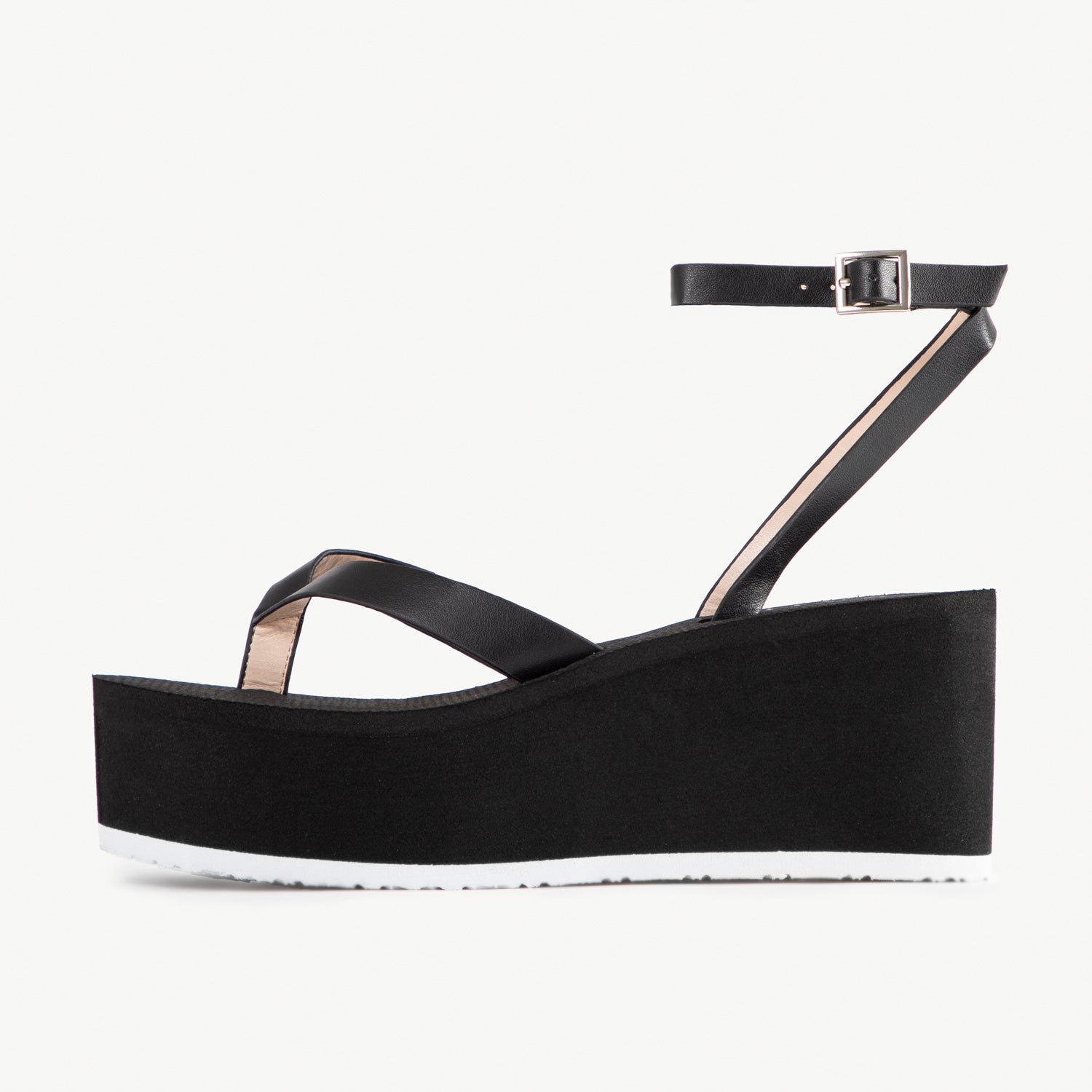 RAID Nika Flatform Sandal in Black