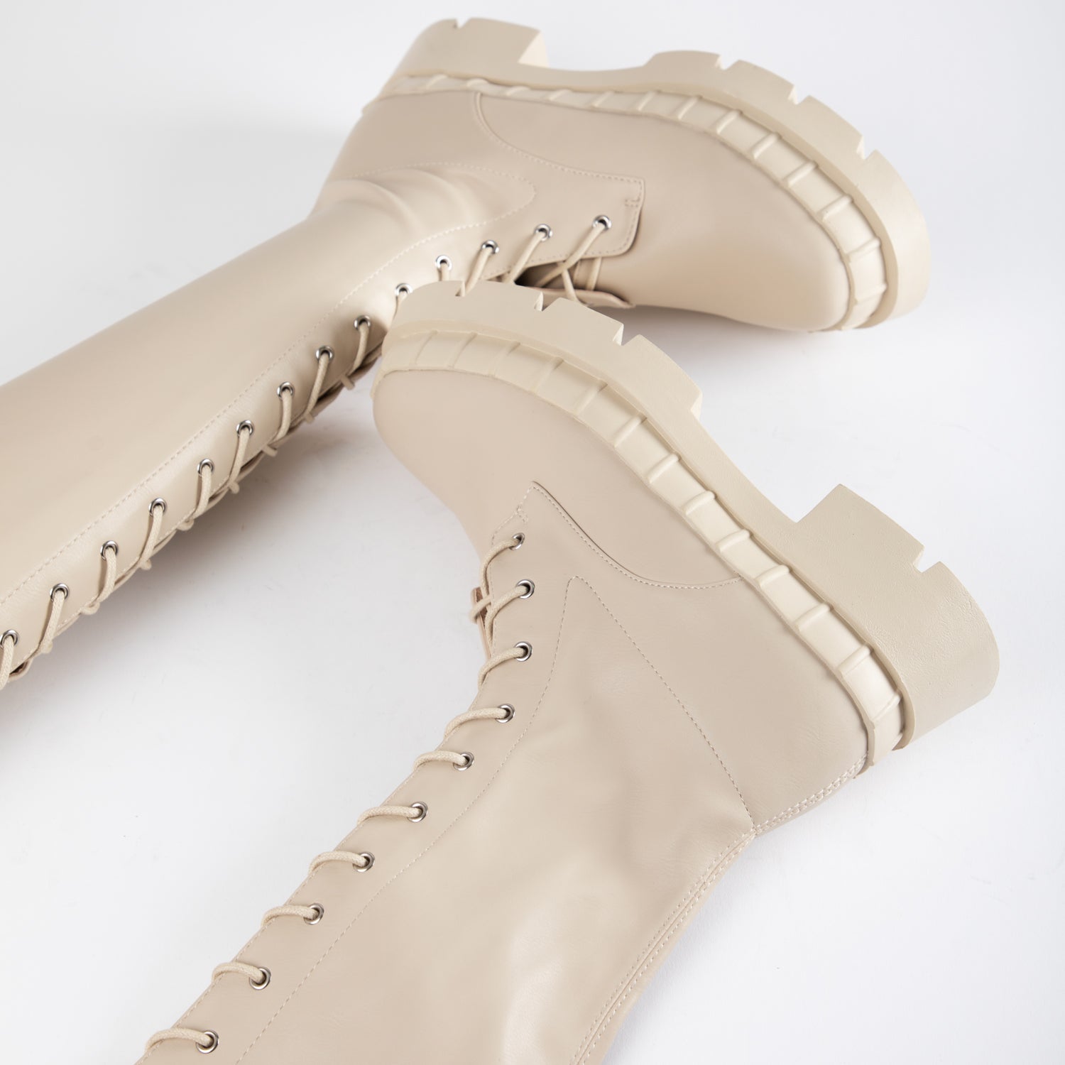 RAID Oakford Over the Knee Boot in White