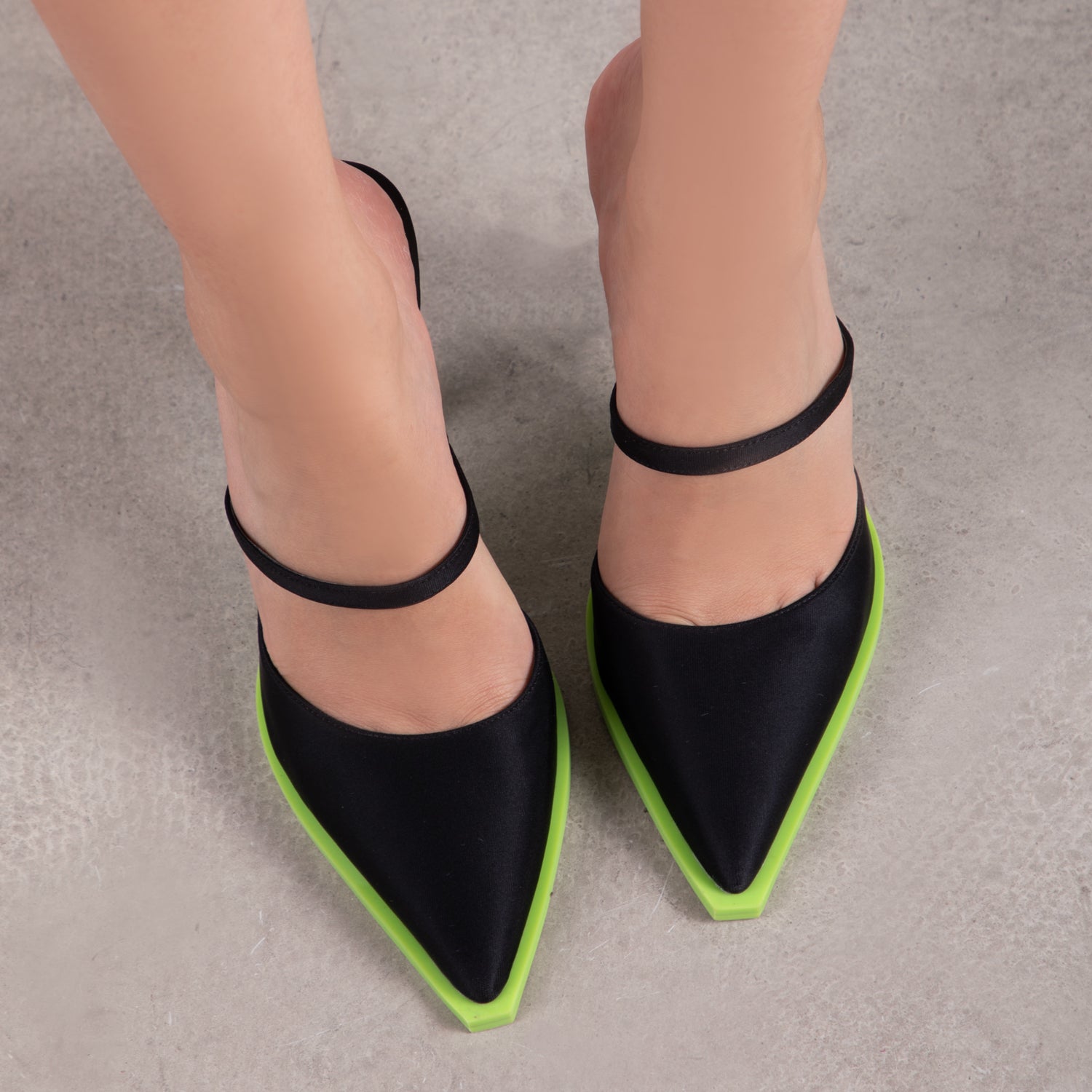 RAID Olympia Heeled Mule in Green