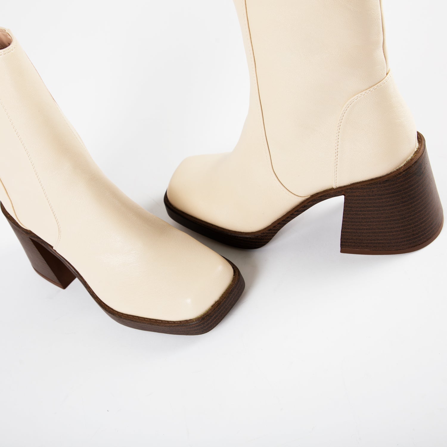 RAID Oriana Ankle Boot in Cream