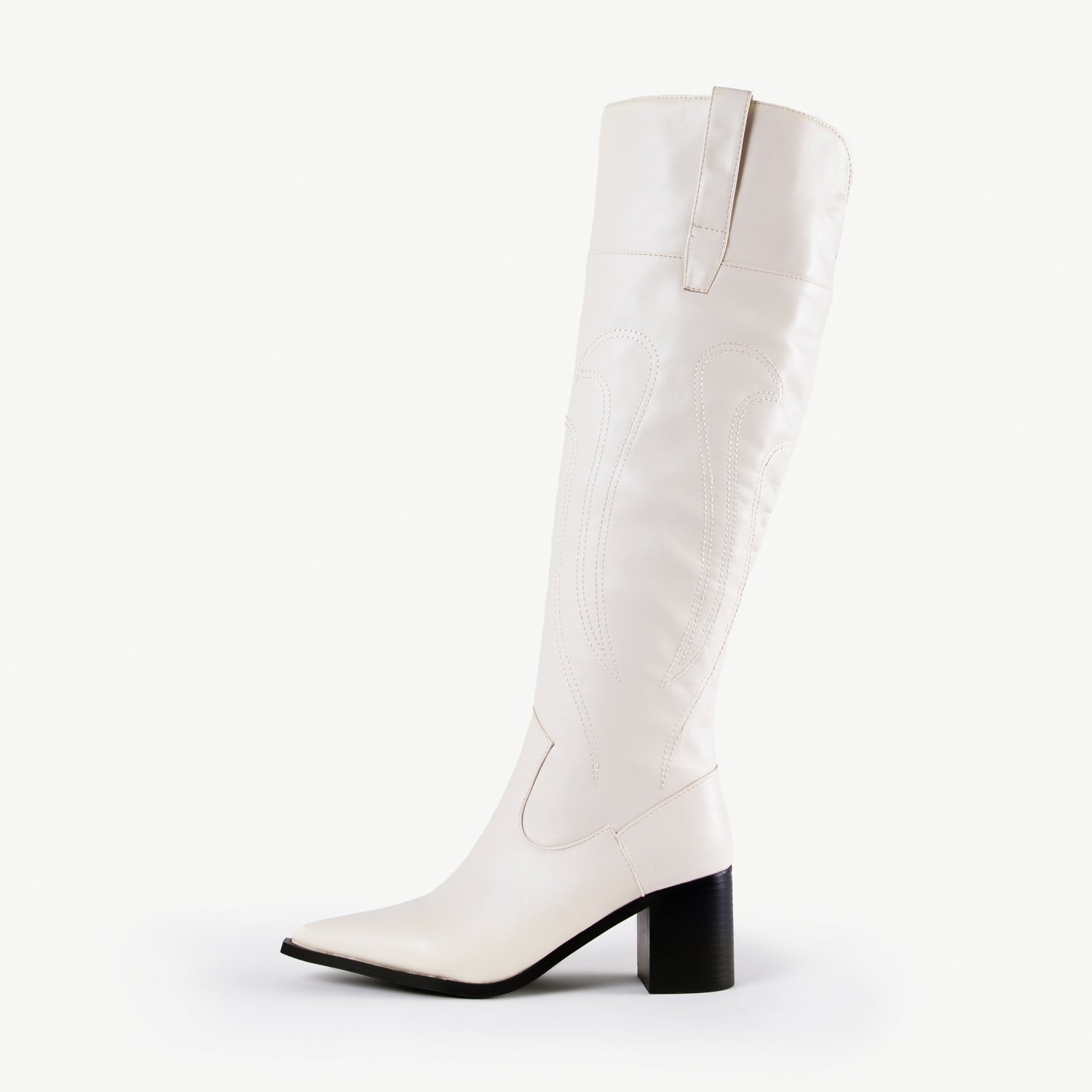 RAID Patsie Long Boot in  Off White