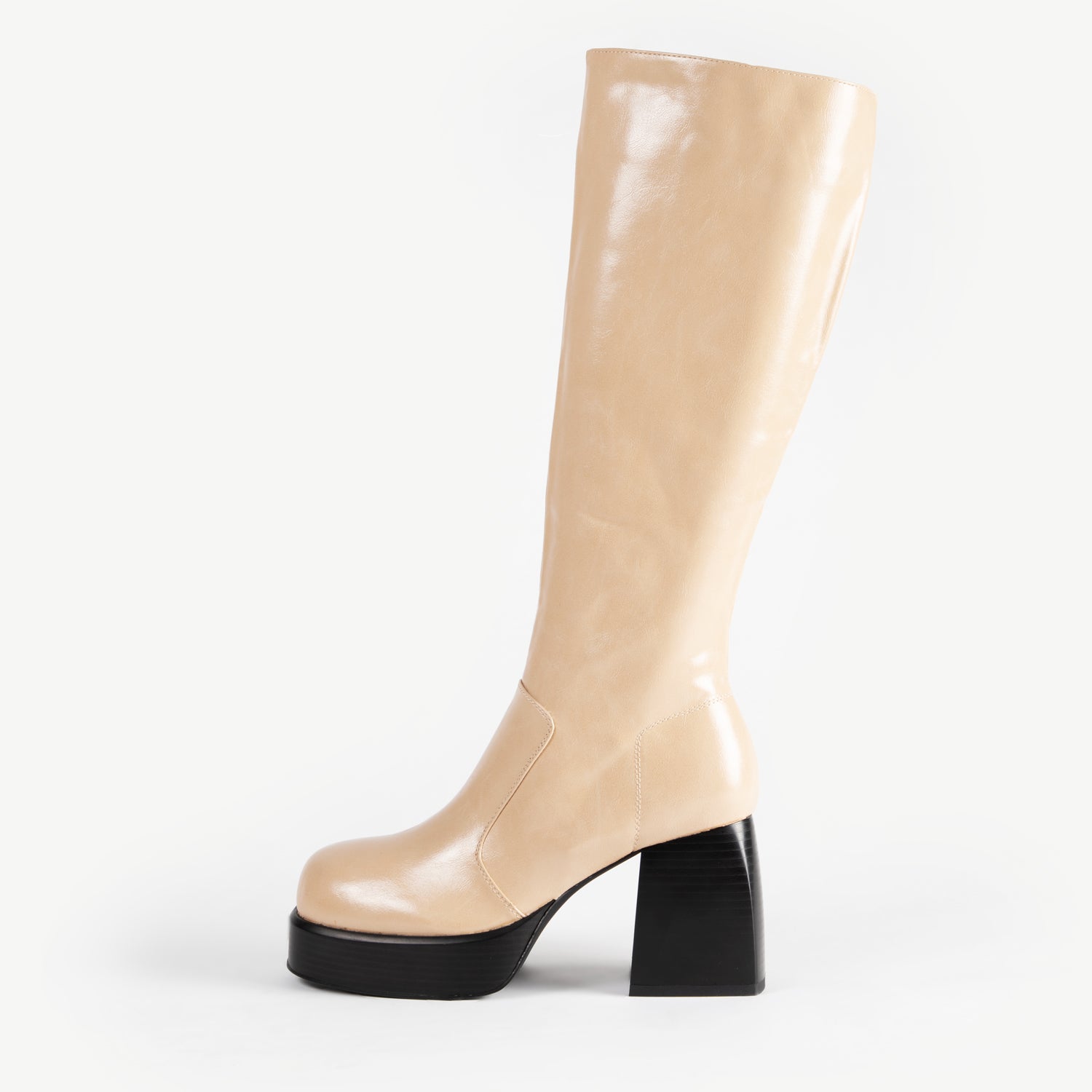 RAID Raewyn Long Boot in Nude