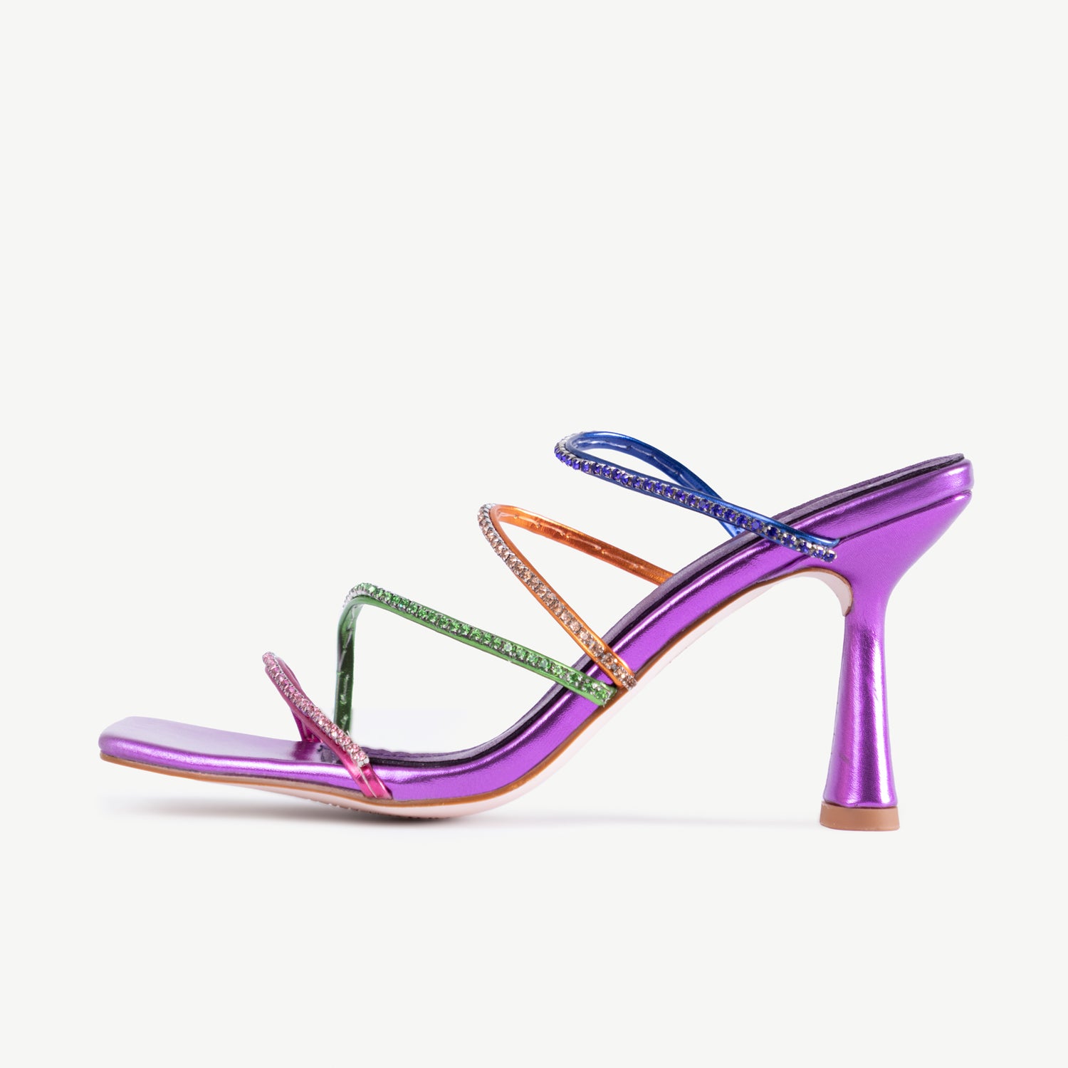 RAID Seanna Heeled Mule in Purple Mul