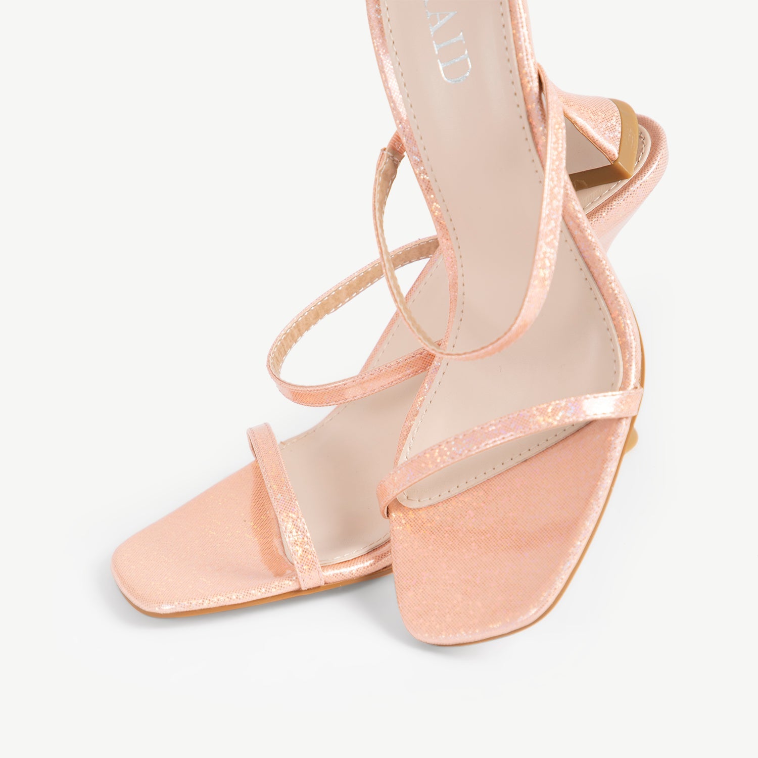 RAID Treesa Heeled Mule in Blush Nude