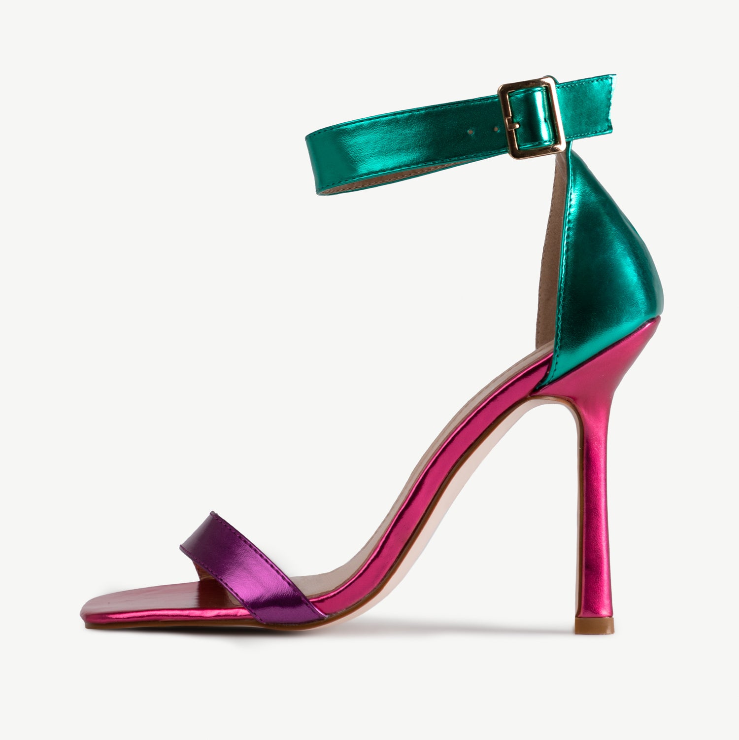 RAID Tysha Heeled Sandal in Pink Multi