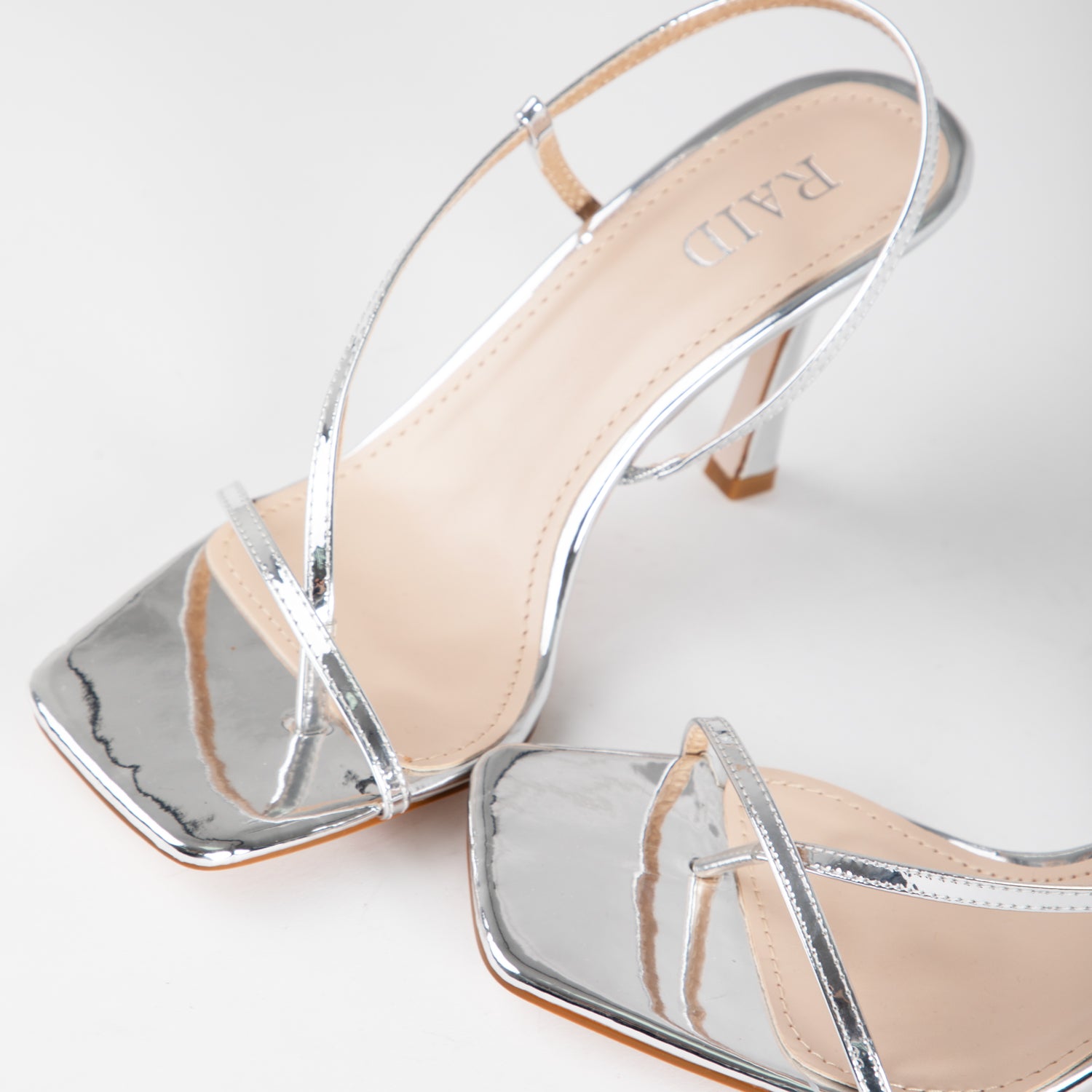 RAID Wendy Sandal in Silver